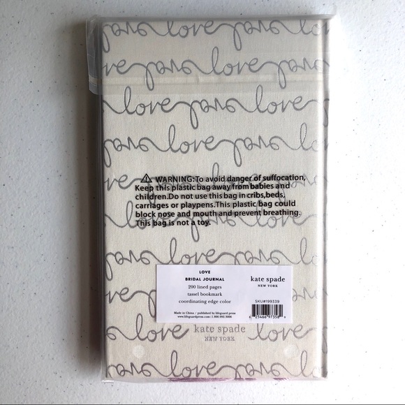 NWT Kate Spade Wedding Journal 200 Lined Pages - Picture 6 of 7